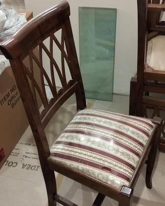 Sedie in legno Set da 6