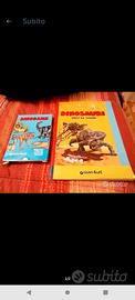 Libro e carte da gioco dei dinosauri 