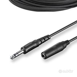 Prolunga cuffia da 5 metri /  jack 6,35 mm