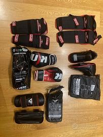 protezioni box arti marziali per ragazzo misura S