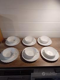 Set Richard Ginori 6 tazze + 6 piatti.