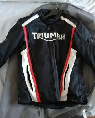 giacca moto triumph 