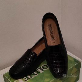 Scarpe Podoline modello Letizia nr 38 pelle blu -p