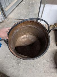 Paioli e Padella in Rame Battuto Puro