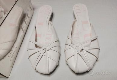 Sabot con lacci vera pelle Luca Stefani taglia 40