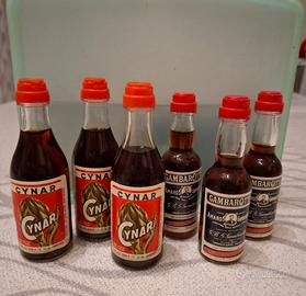 Lotto 6 Liquori Vintage Cynar e Amaro Gambarotta