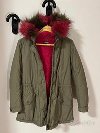 Parka rosso clearance benetton