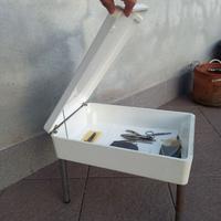 Mobiletto bagno vintage