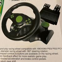 Volante da corsa con pedali 4 in 1 – vibrazione –