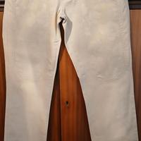 pantaloni Jeans  color panna  donna