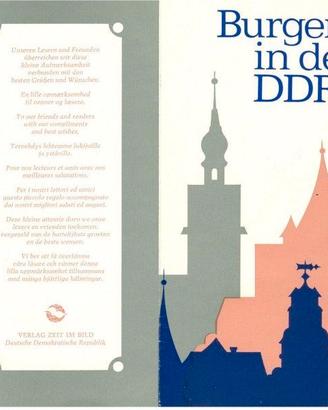 Francobolli collezione DEUTSCHE BURGEN IN DER DDR 