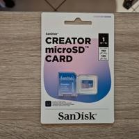 Microsd Sandisk Creator Content da 1tb - Sigillata