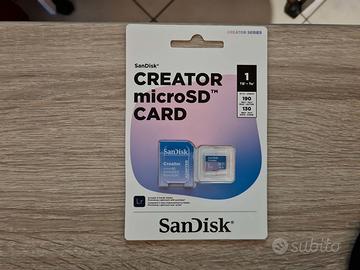 Microsd Sandisk Creator Content da 1tb - Sigillata