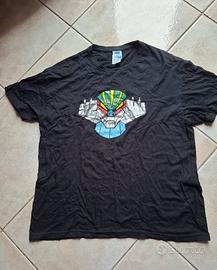 T-shirt nera Jeeg Robot d'acciaio 