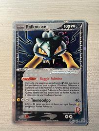 Carta Pokémon Rocket Raikou ex 108/107 team rocket