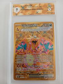 charizard ex teracristal oro segreta 
