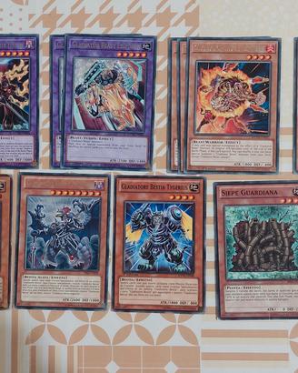 lotto base deck Gladiatore bestia yugioh 