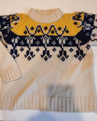 Maglione tipo norvegese sfondo bianco disegni bl b