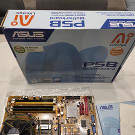Scheda madre Asus P5B + CPU Intel Code Duo 2 E6300