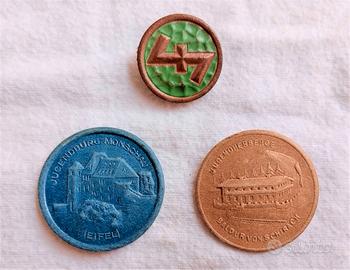 Lotto di 3 spille tedesche epoca nazista membro HJ