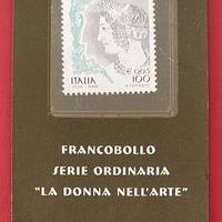 Tessera Filatelica Italia 1999 La Donna Nell'Arte