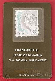 Tessera Filatelica Italia 1999 La Donna Nell'Arte