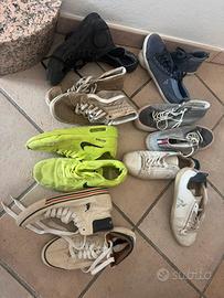 Scarpe CONVERSE, NIKE, POLO, TOMMY e COQ SPORTIF