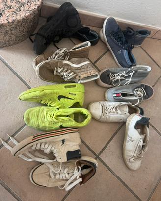 Scarpe CONVERSE, NIKE, POLO, TOMMY e COQ SPORTIF