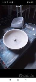 lavabo da appoggio in pietra