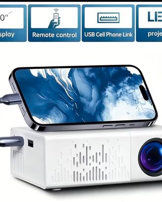 Mini proiettore Led portatile nuovo. Display esten