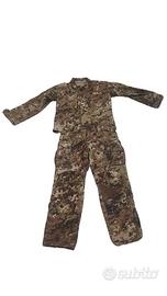 Completo militare vegetato giacca + pantaloni TG 5