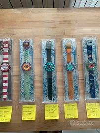 Set di Swatch vintage anni 90