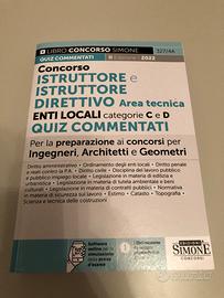 Libro concorso pubblico QUIZ Istruttore tecnico