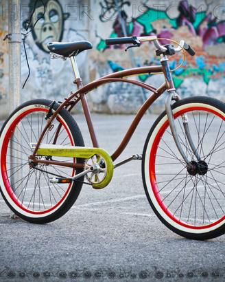 Bicicletta custom cruiser RAT Style 26"