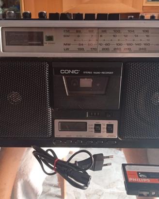 Radio portatile a cassette "Vintage"
