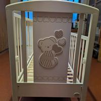 Foppapedretti Lettino cancelli + Materasso memory