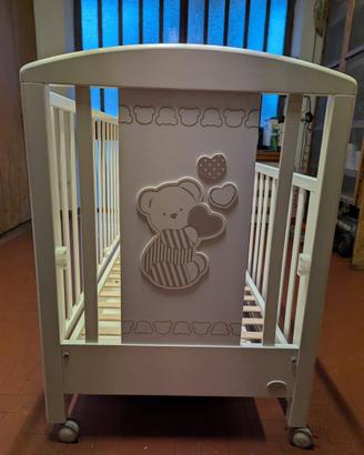 Foppapedretti Lettino cancelli + Materasso memory