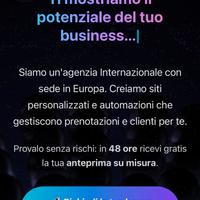 Creazione sito web professionale – 48h