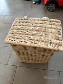 Cesta vimini bucato