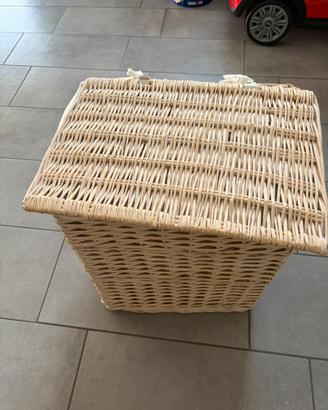 Cesta vimini bucato