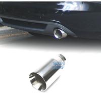 TERMINALE SCARICO TONDO 100 MM IN ACCIAIO INOX