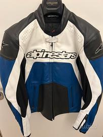 Giacca moto in pelle Alpinestars Racing GP Plus
