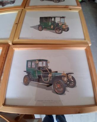 Collezione stampe artistche auto d'epoca