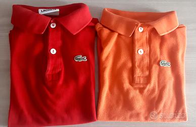 LOTTO 2 MAGLIE ESTIVE POLO LACOSTE 6 ANNI