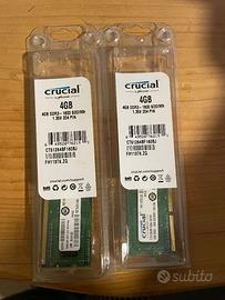 RAM MEMORIA 4GBx2 nuove
