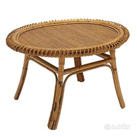 Tavolino in Bambù Anni 50-60