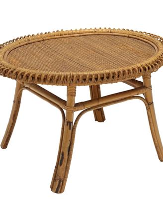 Tavolino in Bambù Anni 50-60