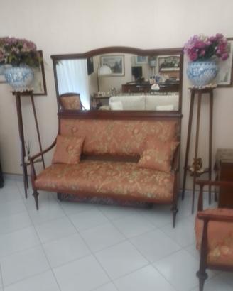 Divano con due poltrone Stile Liberty 