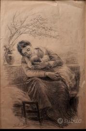 disegno d'epoca firmato 