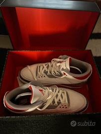 Jordan3 Fire Red taglia 44